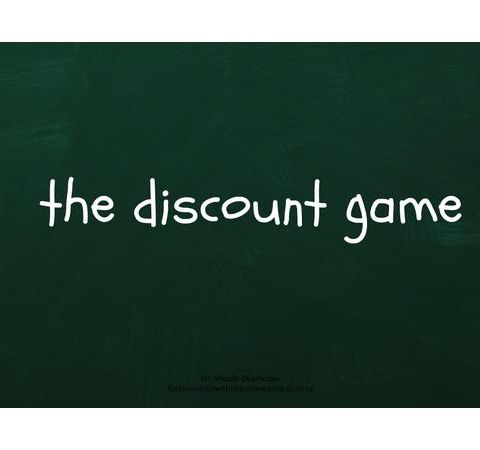 The Emotional Discount Game