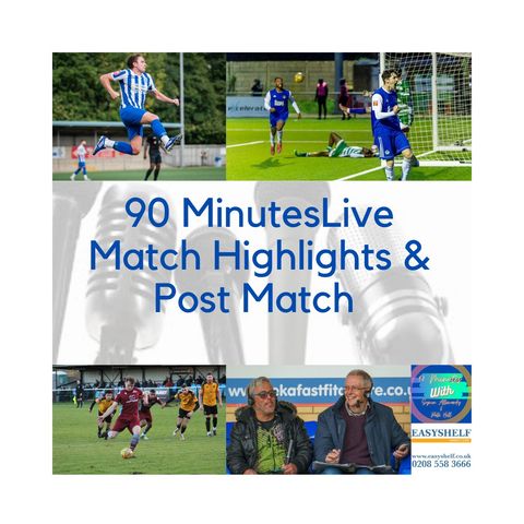 Stotfold 1 Ware 1 Post Match with Paul Halsey & 90MinutesLive MOTM Richard Ennin