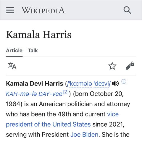 Kamala DEVI(L) Harris!?! What’s in a name!?!