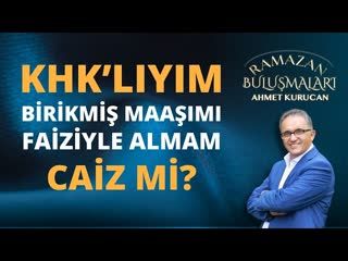 Meslekten İhraç Edilip Geri Dönenlerin Hakedişlerini Faiziyle Almaları Caiz mi  AHMET KURUCAN