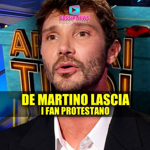 Stefano De Martino Lascia il Programma: I Fan Protestano!