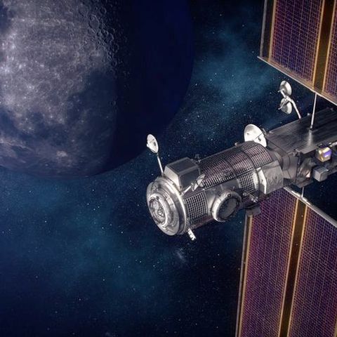 Lunar Gateway, due moduli in orbita con il Falcon Heavy