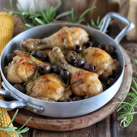 Pollo alla cacciatora in bianco