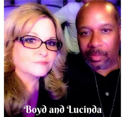 Boyd and Lucinda with Thelma Wright