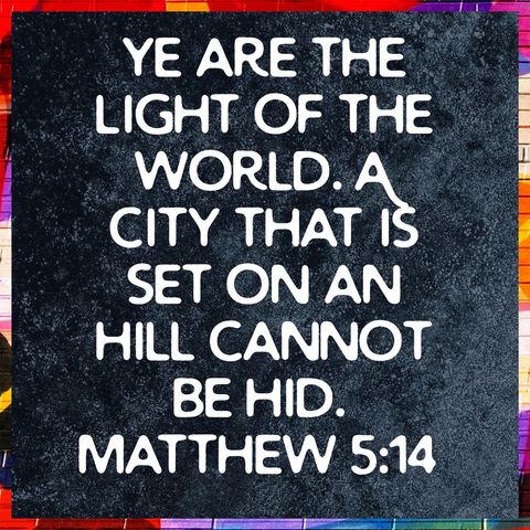 #VOTD Matthew 5:14 A City on a HIll