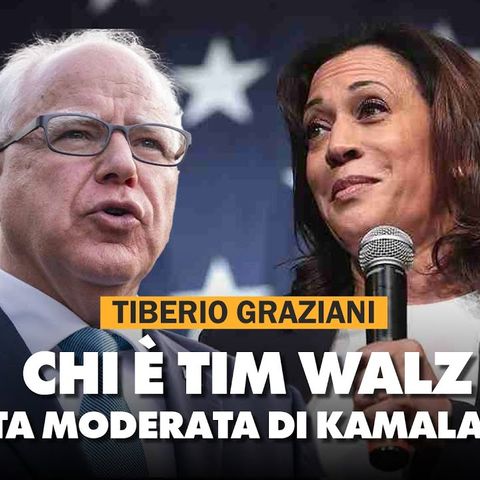 Tiberio Graziani: Chi è Tim Walz, la scelta moderata di Kamala Harris