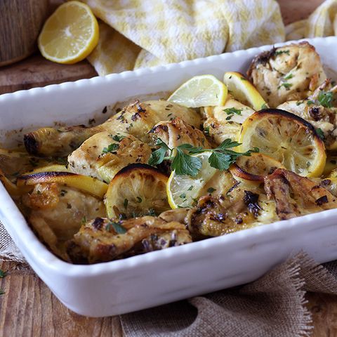 Pollo marinato al limone