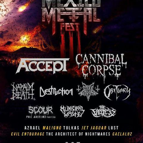 Tecate México Metal Fest 2018 Especial Parte 1/invitados Especiales LA BANDA METALQUIL FREDY Metal Show #89