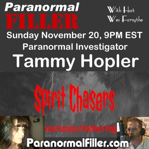 Tammy Hopler of Spirit Chasers on Filler