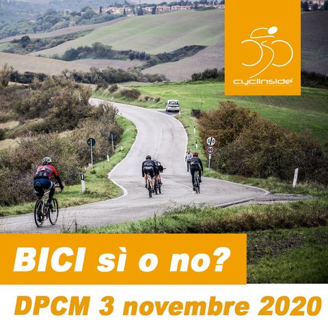 DPCM 3 nov 2020 si può uscire in bicicletta? Chiariamo qualche dubbio