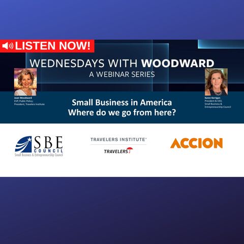With Travelers Institute: "Small Business in America: Where do we go from here?"