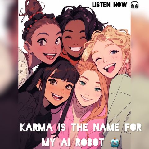 Karma is the Name for my AI Robot 🤖 | Please Share This Story | Daily Animated Odyssey