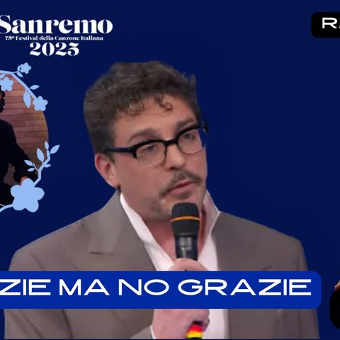 Willie Peyote - Grazie ma no grazie è il Nuovo Singolo del Festival di Sanremo 2025 Radio Puggini