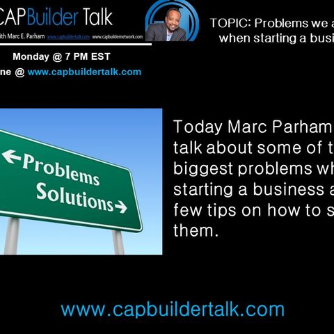 CAPBuilder Talk - The biggest problems when starting a business