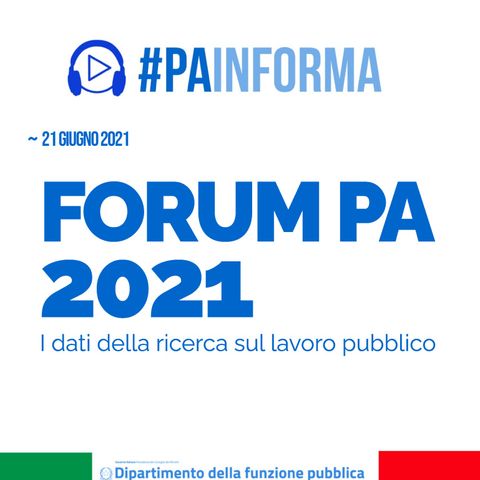 ForumPA - Ricerca sul lavoro pubblico 2021