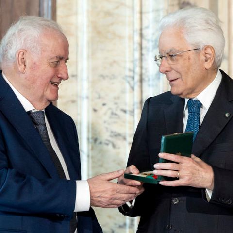 Giorgio Campagnolo Cavaliere del Lavoro, unico veneto fra 25 insigniti da Mattarella