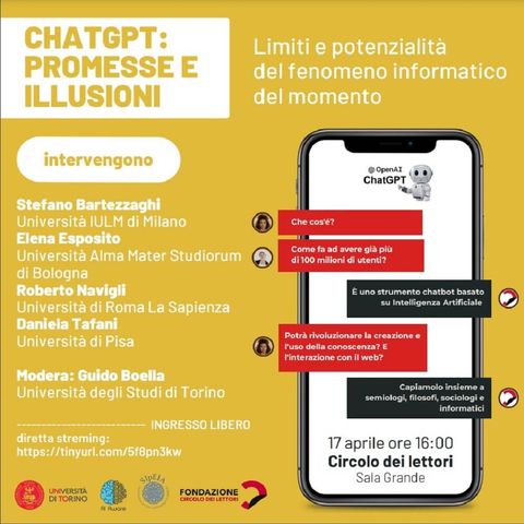 Guido Boella "ChatGPT: promesse e illusioni"