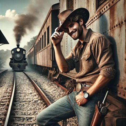 16 - Cowboy Life on the Sidetrack by Frank Benton