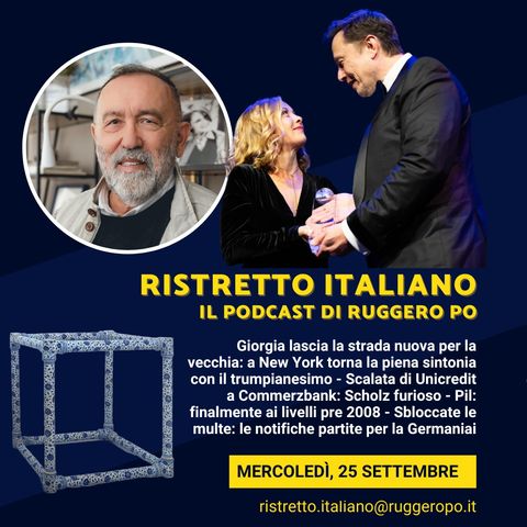 Ristretto Italiano - 25 settembre 2024