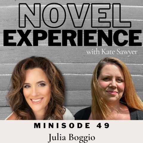 Minisode 49 - Julia Boggio - the advice she'd have given herself before she self-published