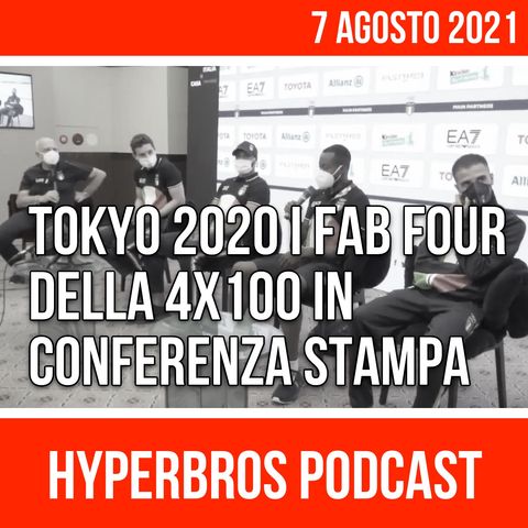 Tokyo 2020 i Fab Four della 4x100 in conferenza stampa