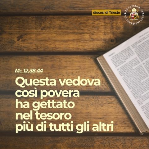 10 novembre - XXXII Domenica TO - Questa vedova così povera ha gettato nel tesoro più di tutti gli altri