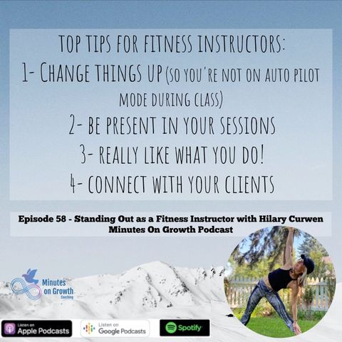 Episode 58: Standing Out as a Fitness Instructor with Hilary Curwen