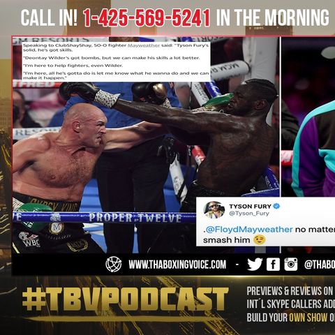 ☎️Floyd Mayweather Offers to Train Deontay Wilder For Fury Third Fight😱We Can Make His Skills Better