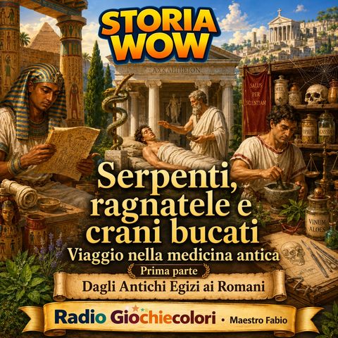 Serpenti, ragnatele e crani bucati: viaggio nella medicina antica.
