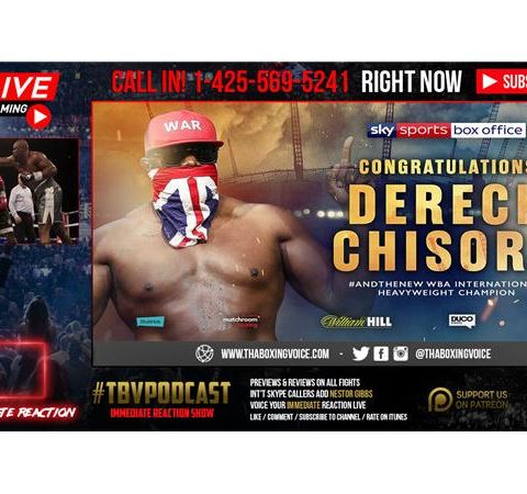 🔥Immediate Reaction Dereck Chisora Out Does Joshua With KO☠️Of Carlos Takam💀🤕