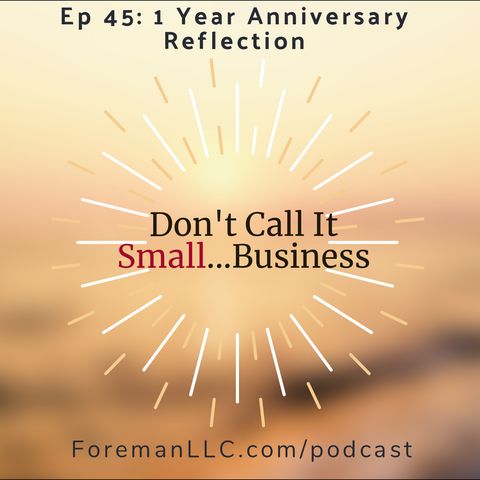 Ep 45: DCIS 1 Year Anniversary Reflection