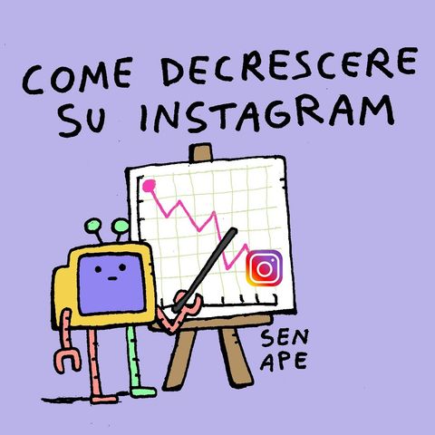 Come decrescere su instagram