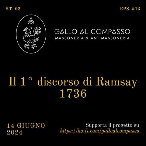 1° discorso di Ramsay 1736