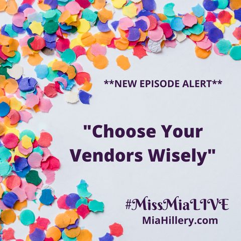 Choose Your Vendors Wisely