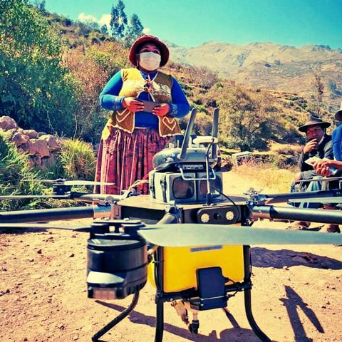 76. Yessica Yana y los drones agrícolas en las alturas del altiplano en Bolivia