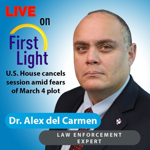 Dr. Alex del Carmen discusses the FBI's steps to control QAnon || First Light || 3/4/21