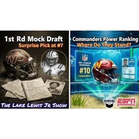 NFL 1st Rd Mock Draft & Commanders Power Ranking