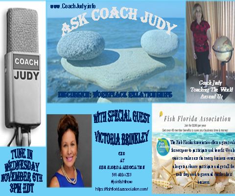 Ask Coach Judy Live With Guest Victoria Brinkley