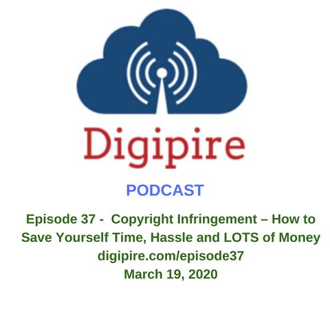 Episode 37 Copyright Infringement - How to Save Yourself Time, Hassle and LOTS of Money