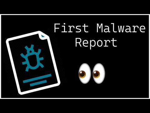 Writing my First Malware Report :)