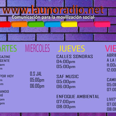 Escucha La Uno Radio www.launoradio.net