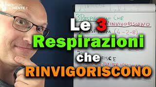 Le 3 Respirazioni che rinvigoriscono e ti danno forza!