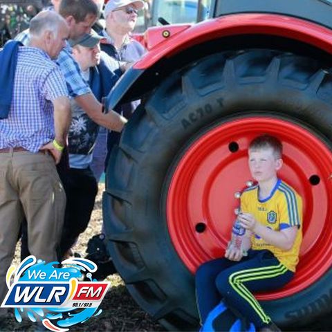 Kieran O Connor gives Geoff details from the National Ploughing Championships