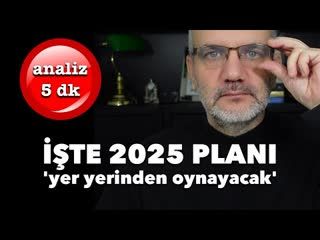 Yer yerinden oynayacak; işte 2025 planı.. Tarık Toros Analiz 14 Şubat 2025
