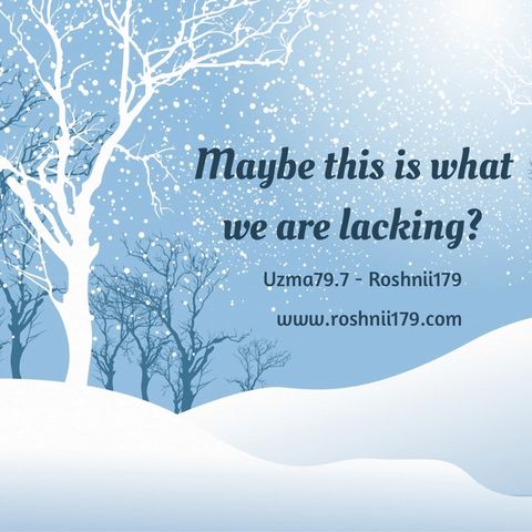 Maybe this is what we are lacking?
