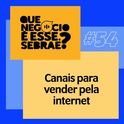 #54: Canais estratégicos para vender pela internet