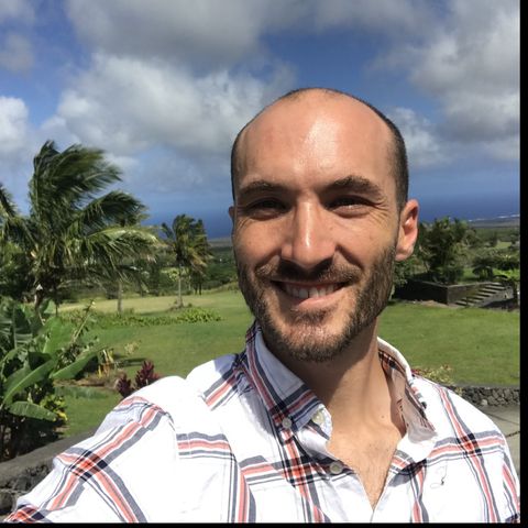 Comics Journalist Andy Warner in Hawaii Volcanoes National Park