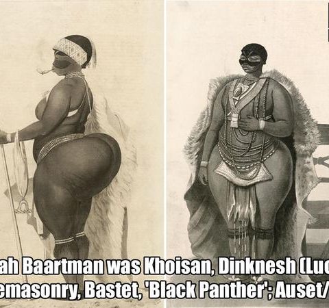 Sarah Baartman was exploited in Europe; Dinknesh (Lucy), Bastet, 'Black Panther'