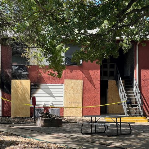 Five people and one cat injured in a College Station apartment fire