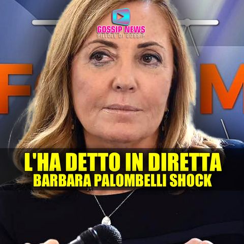 Barbara Palombelli, Gelo in Diretta: La Dichiarazione Shock!